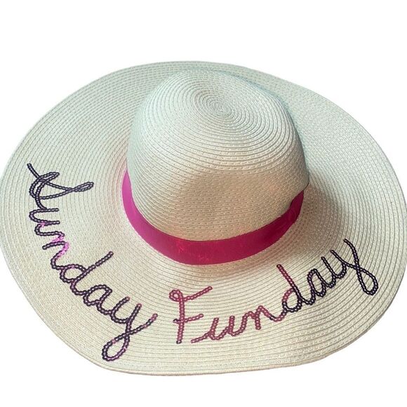 lake shore drive Accessories - Lake shore drive floppy beach sun hat Sunday fun day sequins one size